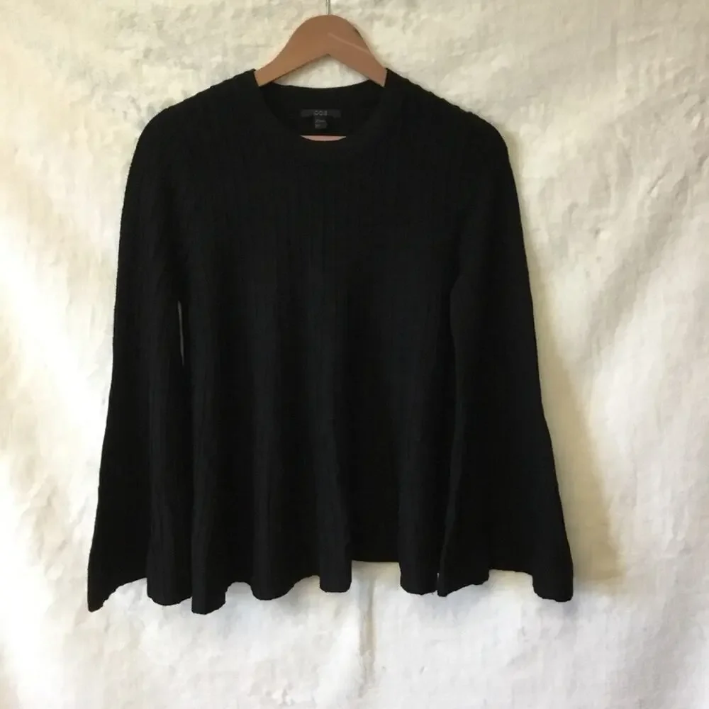 COS Black Wool Texture Stripe Sweater - Picture 3 of 16